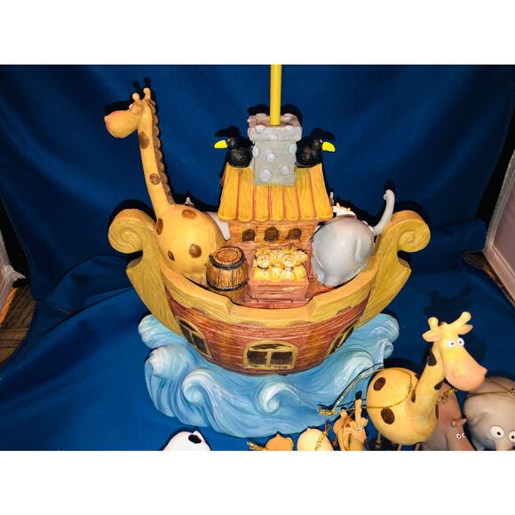 Noah's Ark Ornament Tree 9 Animal Ornaments Member's Mark 24" - Picture 10 of 11